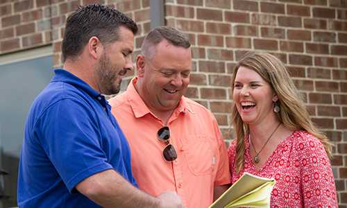 Home Owners with Pool Builder