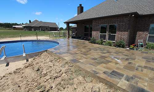 Polymeric Sand, Installing Pool Deck