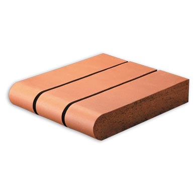 600 Sunlit Earth Clay Coping, NPT Handcrafted Stone Clay Coping