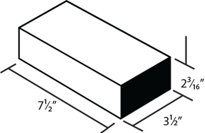 Brick Pavers 712 Clay Coping