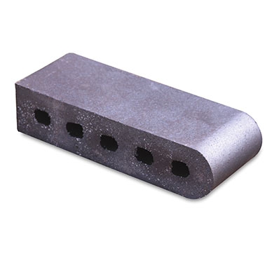 Dark Iron Spot Clay Coping | NPT Handcrafted Stone
