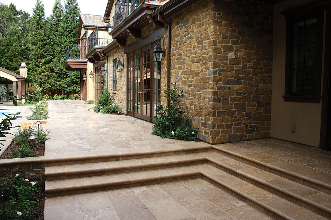 Light Noce Travertine Tile, NPT Hardscapes