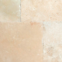 #Natural Stone Milky Ivory Travertine Tile, Outdoor Swimming Pool