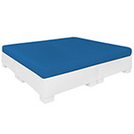 Ledge Lounger Affinity Square Sunbed, NPT In-Pool Furniture