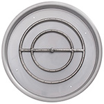 Drop In Pan & Stainless Steel Burner Kit, NPT Outdoor Elements