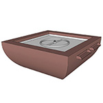 Avalon Fire & Copper Water Bowl, NPT Outdoor Elements