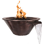 Cazo Fire & Copper Water Bowl, NPT Outdoor Elements