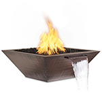 Maya Fire & Copper Water Bowl, NPT Outdoor Elements