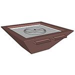 Maya Fire & Copper Water Bowl, NPT Outdoor Elements
