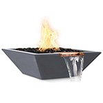 Maya Fire & Concrete Water Bowl, NPT Outdoor Elements