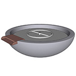 Sedona Fire & GFRC Water Bowl, NPT Outdoor Elements