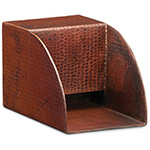 Square Radius Copper Water Scupper, NPT Outdoor Elements