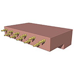 Double Rain Flow Water Scupper | NPT Outdoor Elements