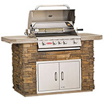 Bull Grill Master Q BBQ Island, Outdoor Kitchen 