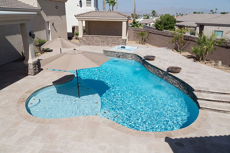 Blue Splash Pool Finishes ColorScapes