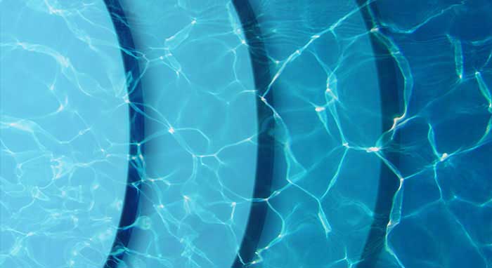 Deep Sky Blue Pool Finishes Water Depth