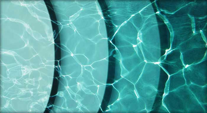 Seafoam Green Pool Finishes Water Depth
