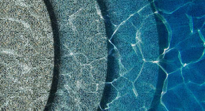 Tahoe Blue StoneScapes Mini Pebbles Water Depth