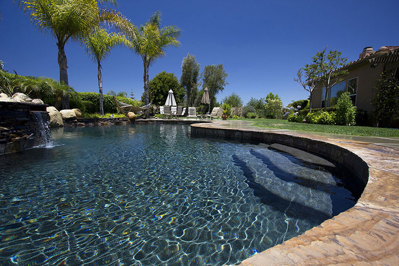 Black Puerto Rico Blend StoneScapes Pool Finishes