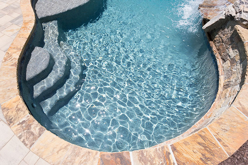 Tahoe Blue Puerto Rico Blend StoneScapes Pool Finishes