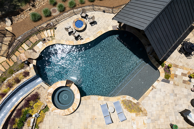 Midnight Blue Puerto Rico Blend StoneScapes Pool Finishes