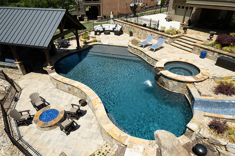 Midnight Blue Puerto Rico Blend StoneScapes Pool Finishes