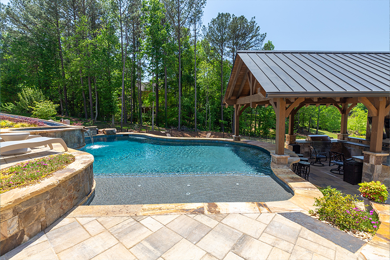 Midnight Blue Puerto Rico Blend StoneScapes Pool Finishes