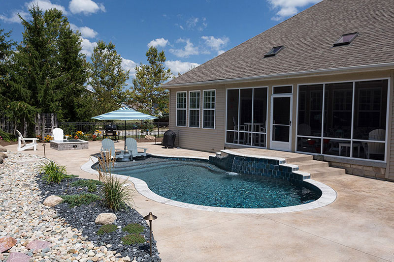Black StoneScapes Pool Finishes