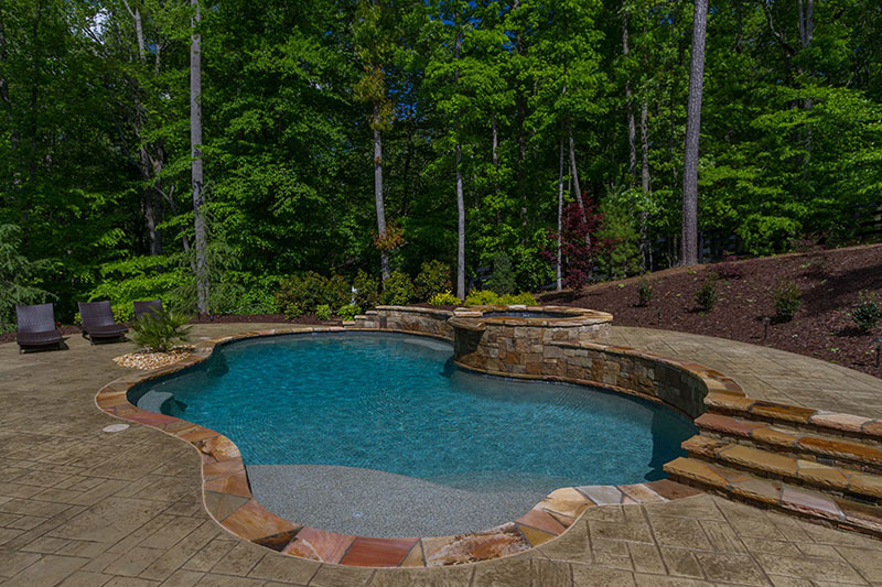 Caribbean Blue Stonescapes Regular Pebbles Pool Finishes