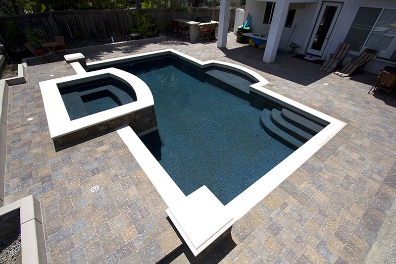 Midnight Blue Regular Pebbles Pool Finishes StoneScapes
