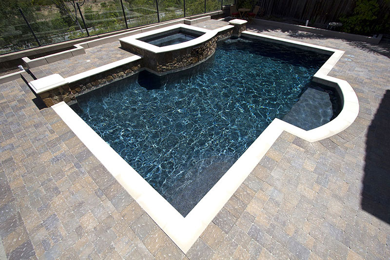 Midnight Blue Regular Pebbles Pool Finishes StoneScapes