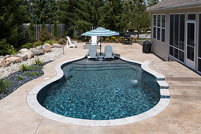 Black StoneScapes Pool Finishes