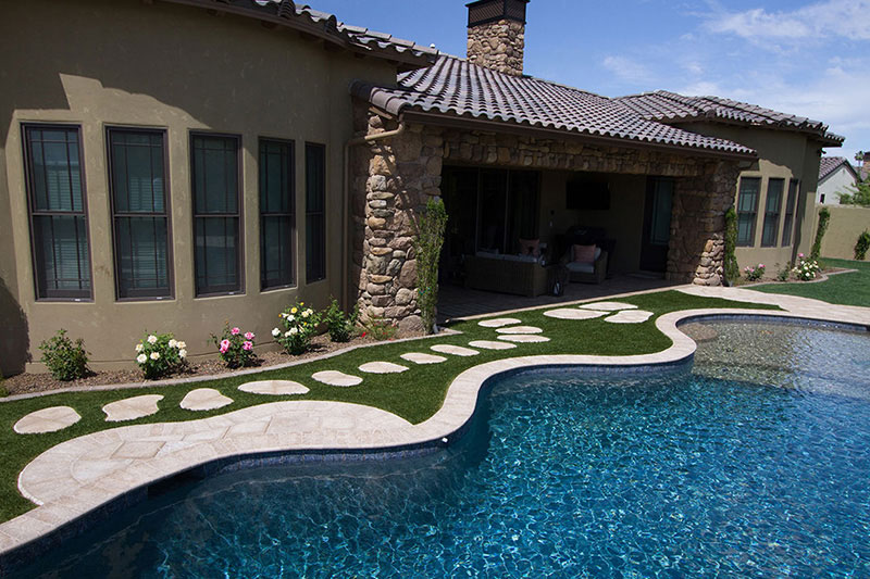 Tropics Touch of Glass Blue StoneScapes