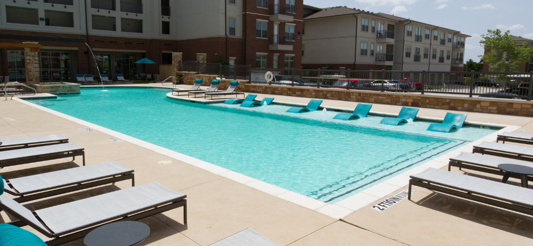 PlasterScapes Seafoam Green pool finish