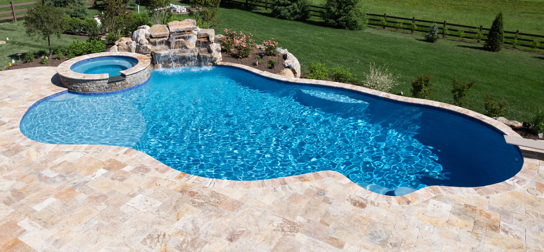 QuartzScapes Regular Tahoe Blue pool finish
