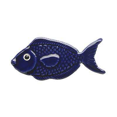 Ceramic Mosaic Royal Blue Reef Fish 4 inch | 101RB Ceramic Mosaics
