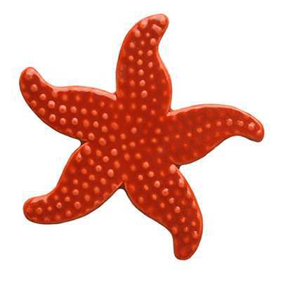 Starfish Red Pool Mosaics| 102SS Ceramic Mosaics