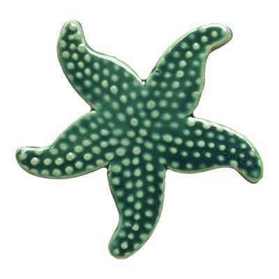 Starfish Green Pool Mosaics | 102TL Ceramic Mosaics