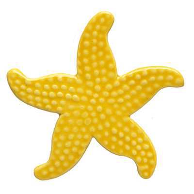 Starfish Yello Pool Mosaics | 102YE Ceramic Mosaics