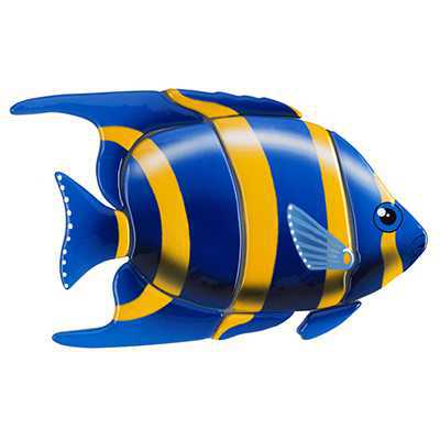 Ceramic Mosaic Angelfish Blue | A56 Ceramic Mosaics