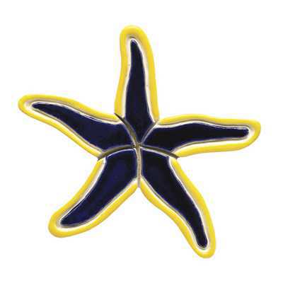 Starfish Ceramic Swimming Pool Mosaic | BY37-7 Ceramic Mosaics
