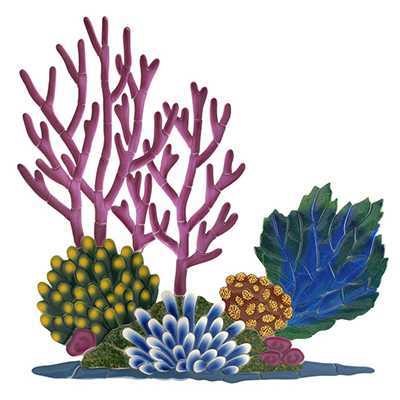 Ceramic Mosaic Coral Reef | CR53 Ceramic Mosaics