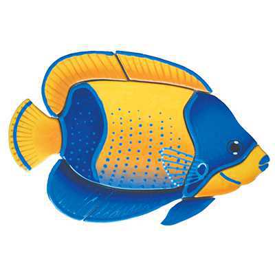 Ceramic Mosaic Majestic Angelfish | MA54 Ceramic Mosaics