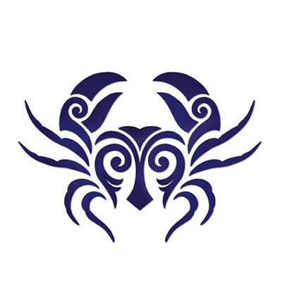 Tribal Crab CM-TCRI-24BL Contemporary Mosaic Tile | NPT Tiles