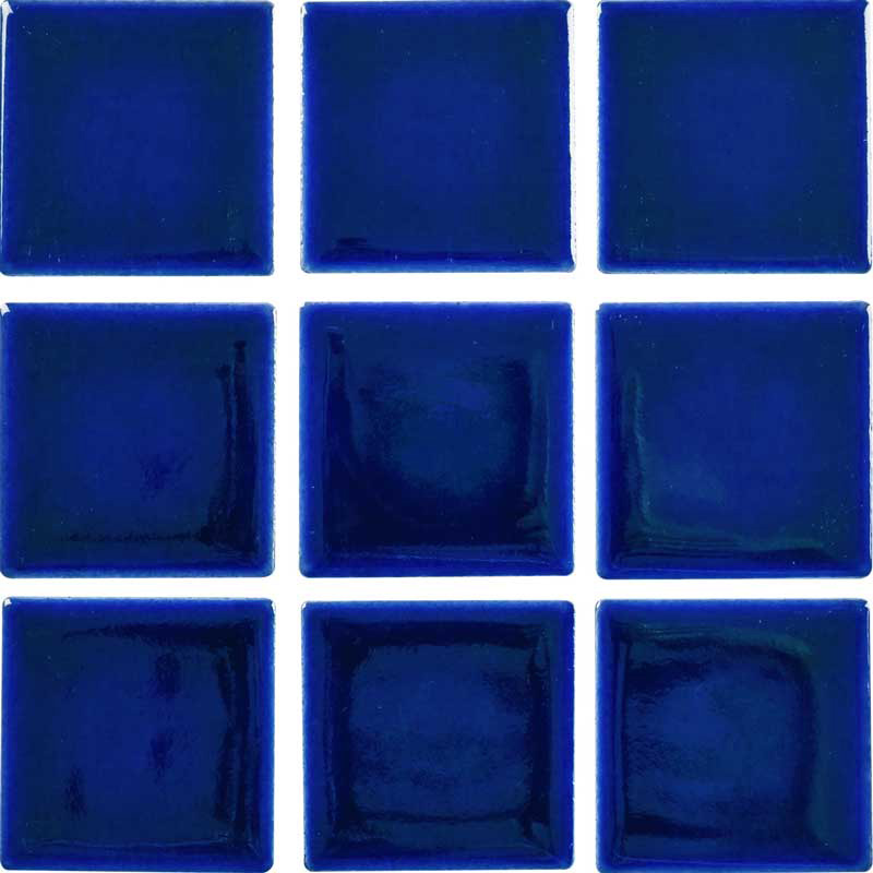 2" x 2" Glazed - Cobalt - 2" x 2", Pool Tile