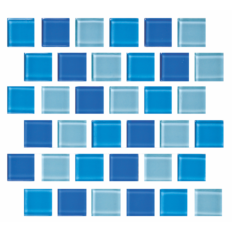 Allure Peacock 1" x 1" | NPT Allure Light Blue Color Tile