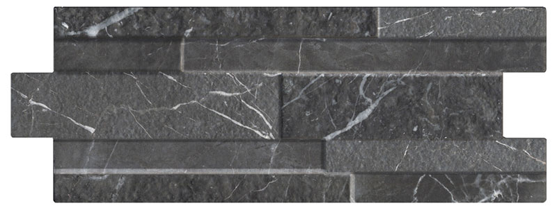 Carrara Nero Black 5.75” x 16.25” is 