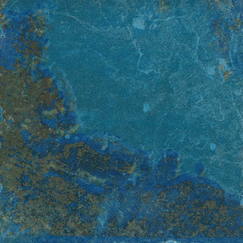 Coral, Teal - 6" x 6" | NPT Glossy Pool Tile