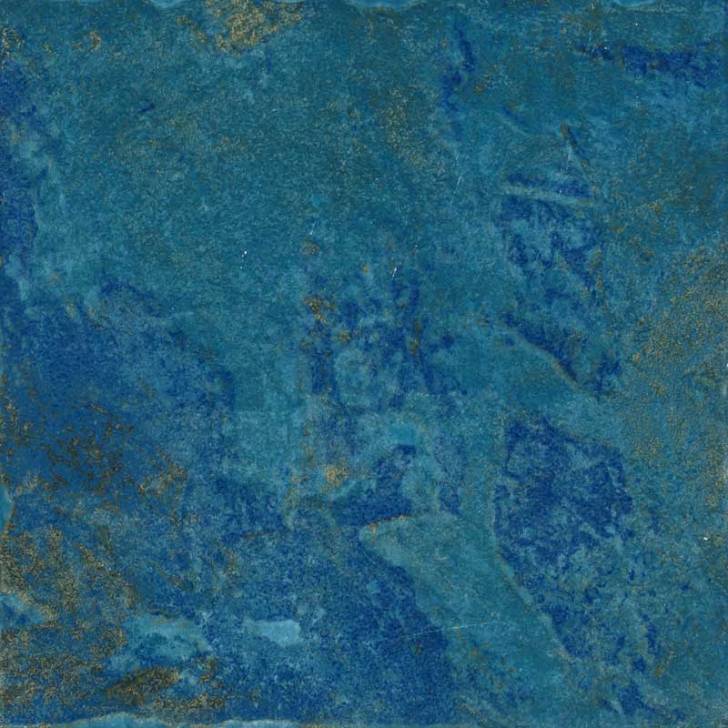 Coral, Teal - 6" x 6" | NPT Glossy Pool Tile