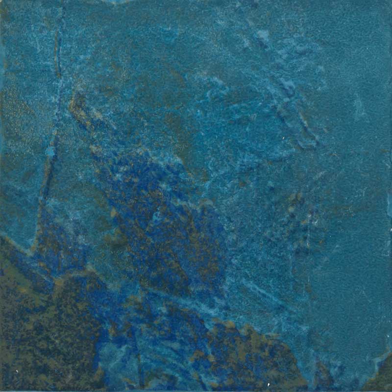 Coral, Teal - 6" x 6" | NPT Glossy Pool Tile